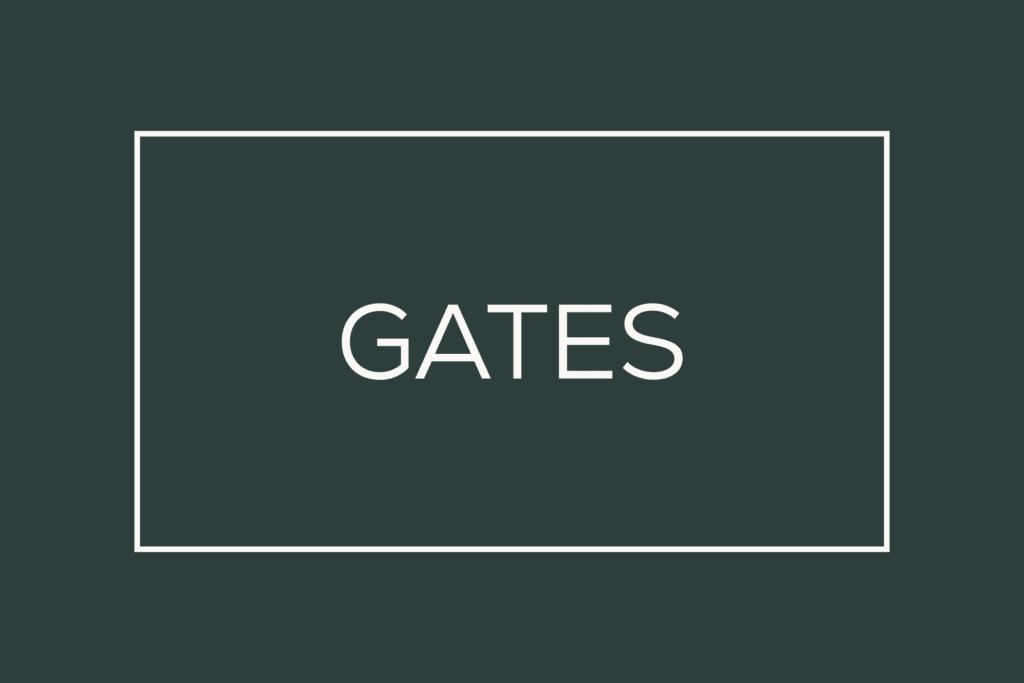 Pair your iron fence with a matching gate for access and symmetry Fence gate visual icon – Custom iron gates for driveways and walkways