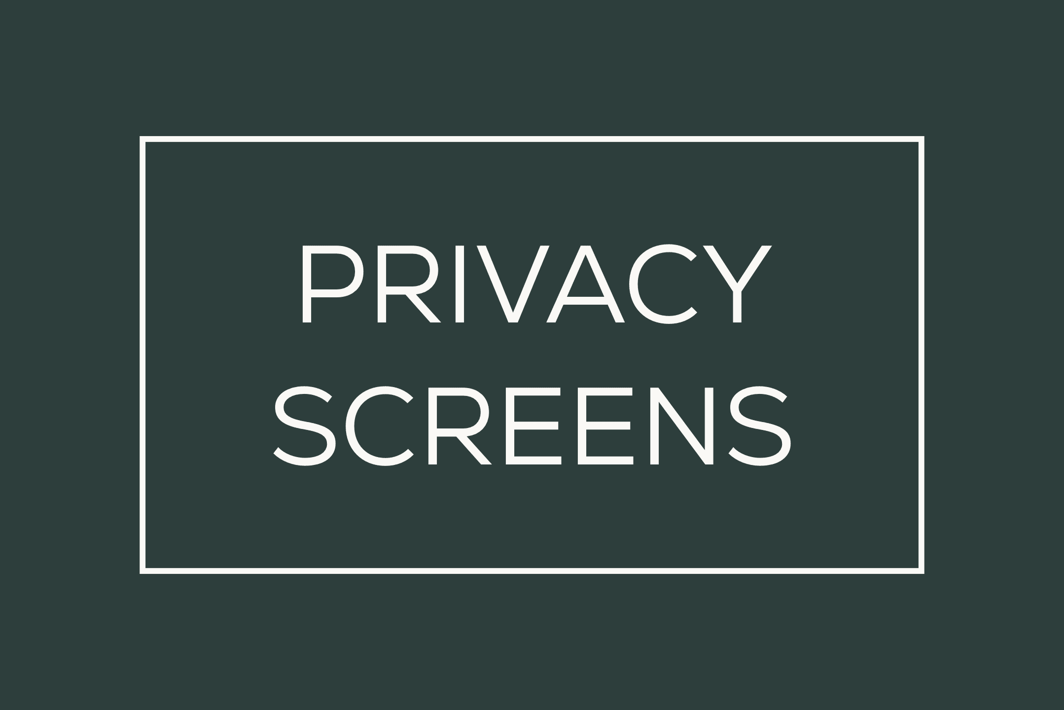 Fence privacy screen design graphic